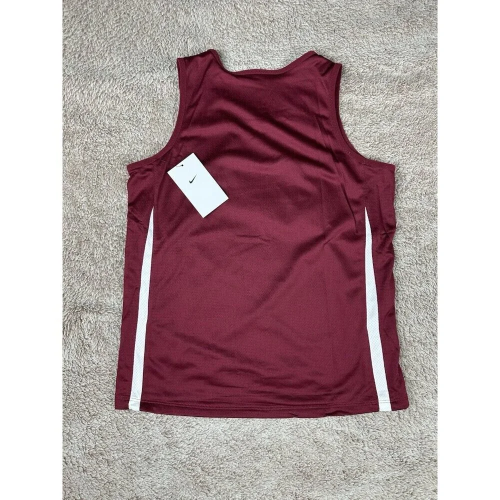 Nike Kids Reversible Basketball Jersey Maroon White DN5269-612 Size Large L NWT